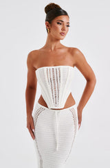 Fioreclo Carly Corset in White