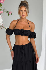 Fioreclo Carmen Top in Black