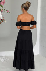 Fioreclo Carmen Top in Black