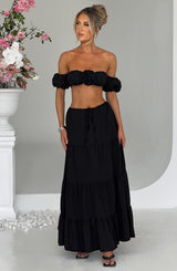 Fioreclo Carmen Top in Black