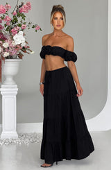Fioreclo Carmen Top in Black