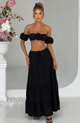 Fioreclo Carmen Top in Black
