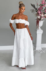 Fioreclo Carmen Top in Ivory