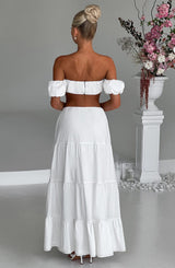 Fioreclo Carmen Top in Ivory