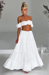Fioreclo Carmen Top in Ivory