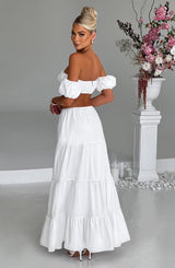 Fioreclo Carmen Top in Ivory