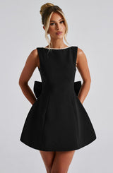 Fioreclo Carys Mini Dress in Black