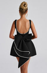 Fioreclo Carys Mini Dress in Black