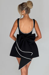 Fioreclo Carys Mini Dress in Black