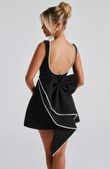 Fioreclo Carys Mini Dress in Black