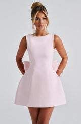 Fioreclo Carys Mini Dress in Blush