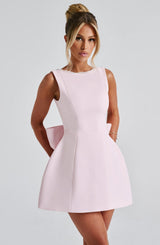 Fioreclo Carys Mini Dress in Blush
