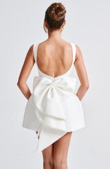 Fioreclo Carys Mini Dress in Ivory