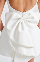 Fioreclo Carys Mini Dress in Ivory