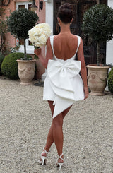 Fioreclo Carys Mini Dress in Ivory