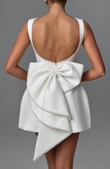 Fioreclo Carys Mini Dress in Ivory