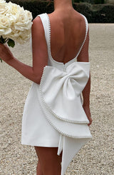 Fioreclo Carys Mini Dress in Ivory