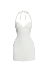 Fioreclo Cassara Mini Dress in Ivory