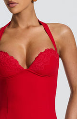 Fioreclo Cassara Mini Dress in Red