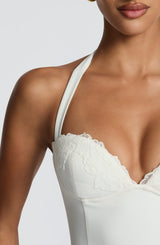 Fioreclo Cassiana Midi Dress in Ivory