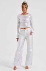 Fioreclo Cassidine Pants in Silver