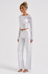 Fioreclo Cassidine Pants in Silver