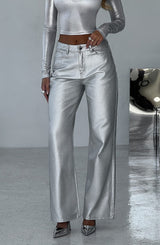 Fioreclo Cassidine Pants in Silver