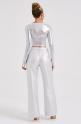 Fioreclo Cassidine Pants in Silver