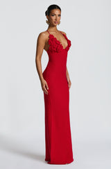 Fioreclo Celanya Maxi Dress in Red