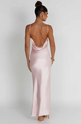 Fioreclo Celesta Maxi Dress in Blush