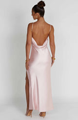 Fioreclo Celesta Maxi Dress in Blush