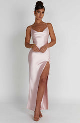 Fioreclo Celesta Maxi Dress in Blush