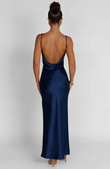 Fioreclo Celesta Maxi Dress in Navy