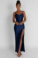 Fioreclo Celesta Maxi Dress in Navy