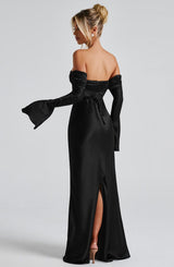 Fioreclo Celeste Maxi Dress in Black