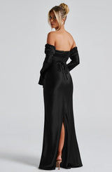 Fioreclo Celeste Maxi Dress in Black