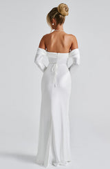 Fioreclo Celeste Maxi Dress in Ivory