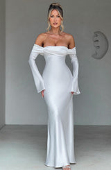 Fioreclo Celeste Maxi Dress in Ivory