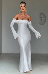 Fioreclo Celeste Maxi Dress in Ivory