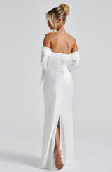Fioreclo Celeste Maxi Dress in Ivory