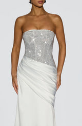 Fioreclo Celestine Maxi Dress in Ivory