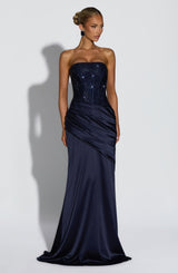Fioreclo Celestine Maxi Dress in Navy