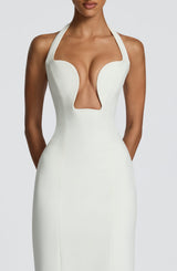 Fioreclo Charlotta Maxi Dress in Ivory