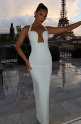 Fioreclo Charlotta Maxi Dress in Ivory