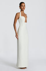 Fioreclo Charlotta Maxi Dress in Ivory