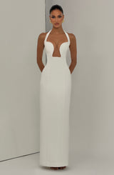 Fioreclo Charlotta Maxi Dress in Ivory
