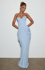 Fioreclo Chiarra Maxi Dress in Glacier Blue