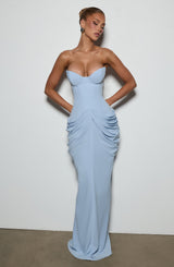 Fioreclo Chiarra Maxi Dress in Glacier Blue