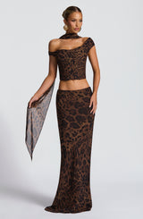 Fioreclo Chrysalie Top in Leopard Print