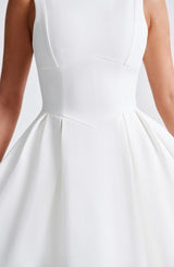 Fioreclo Clarabelle Midi Dress in Ivory